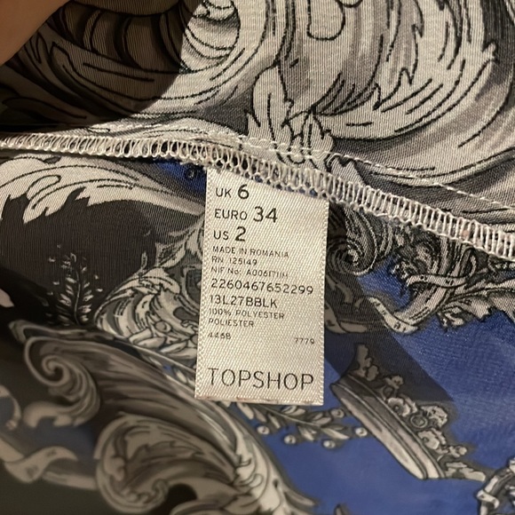 Sheer Patterned Blouse - Picture 4 of 4